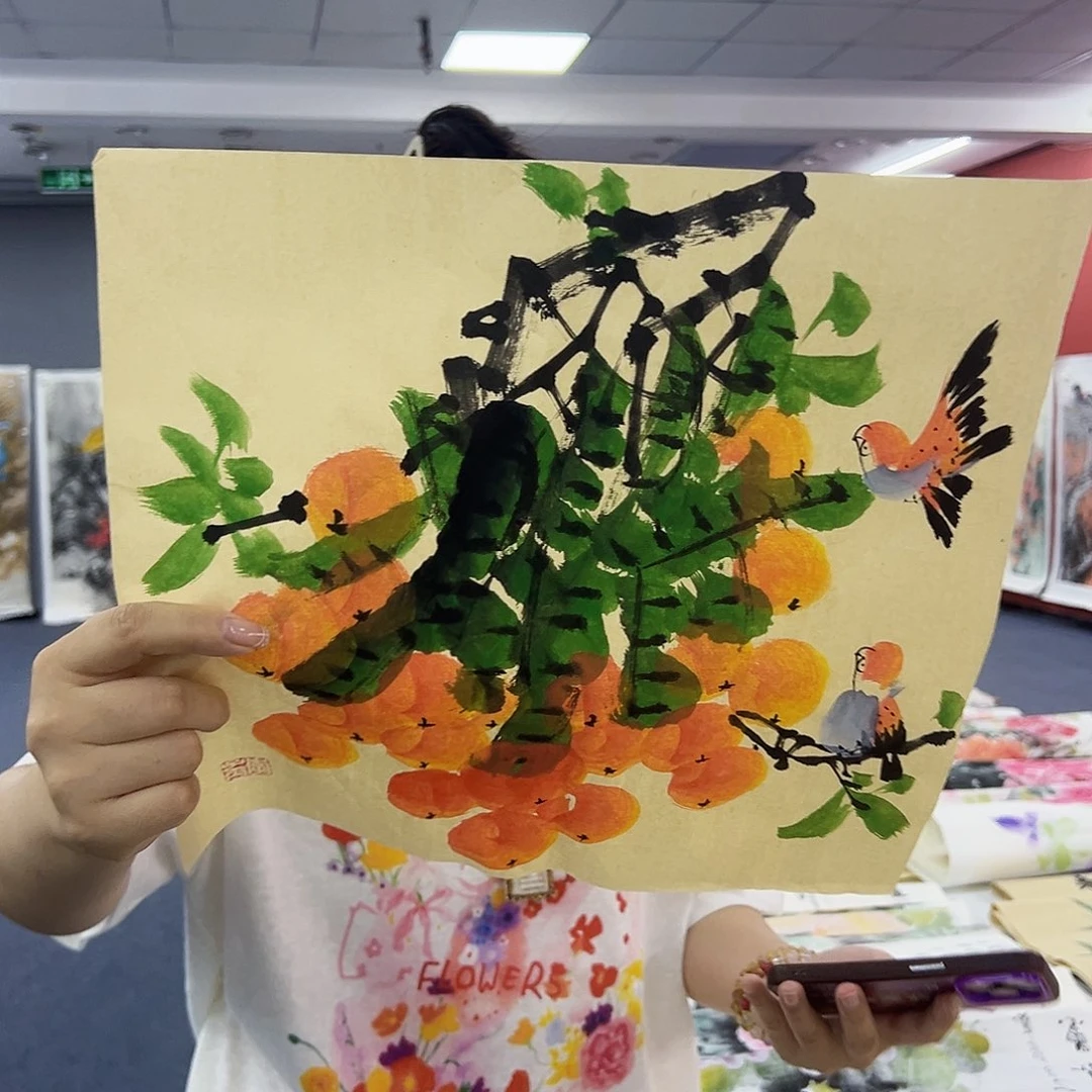 国画事事顺心如意万事如意