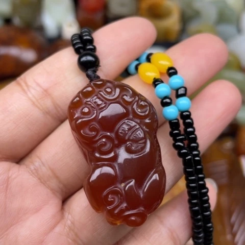 玛瑙/玉髓未镶嵌颈饰90