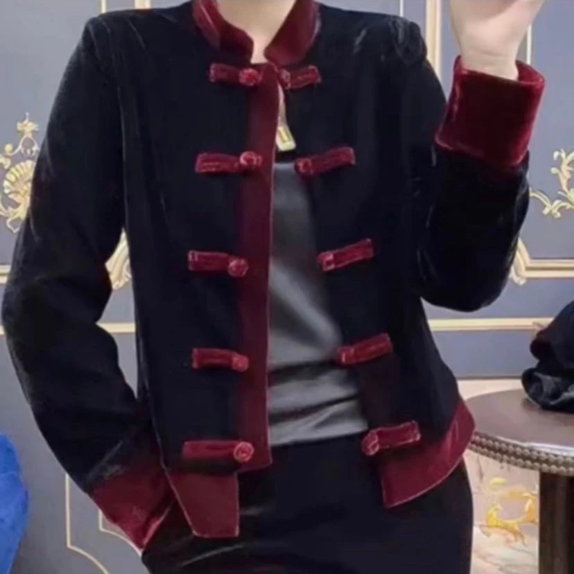 【明明大家庭】国风唐装新中式盘扣外套0088