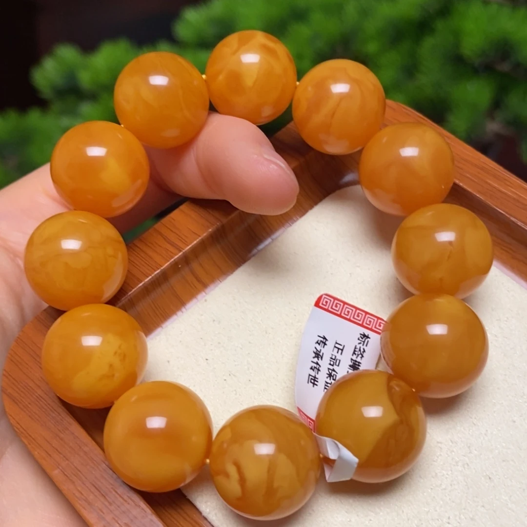 【闪购商品】未镶嵌蜜蜡手链手串