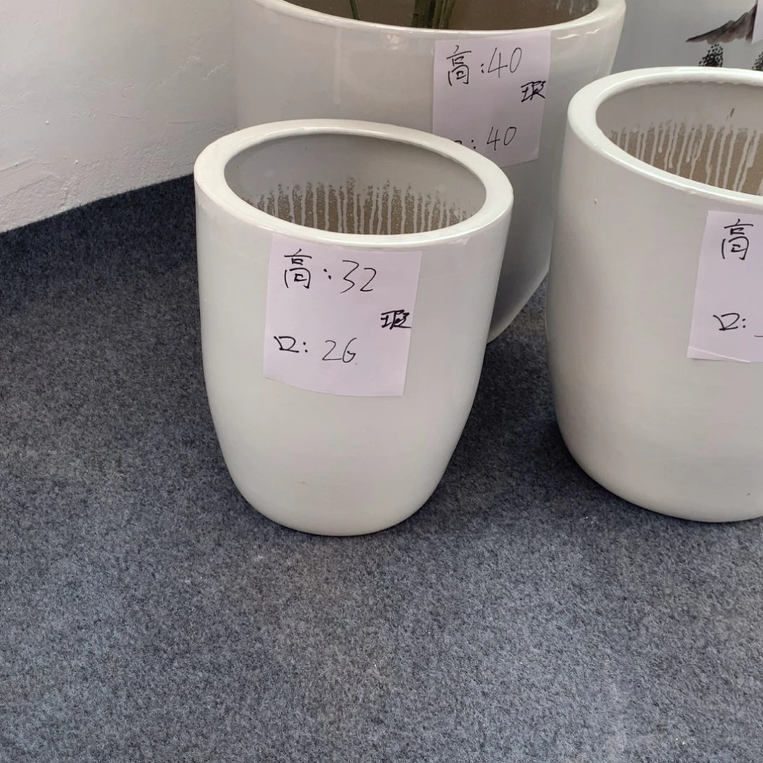 高温陶瓷花盆微瑕