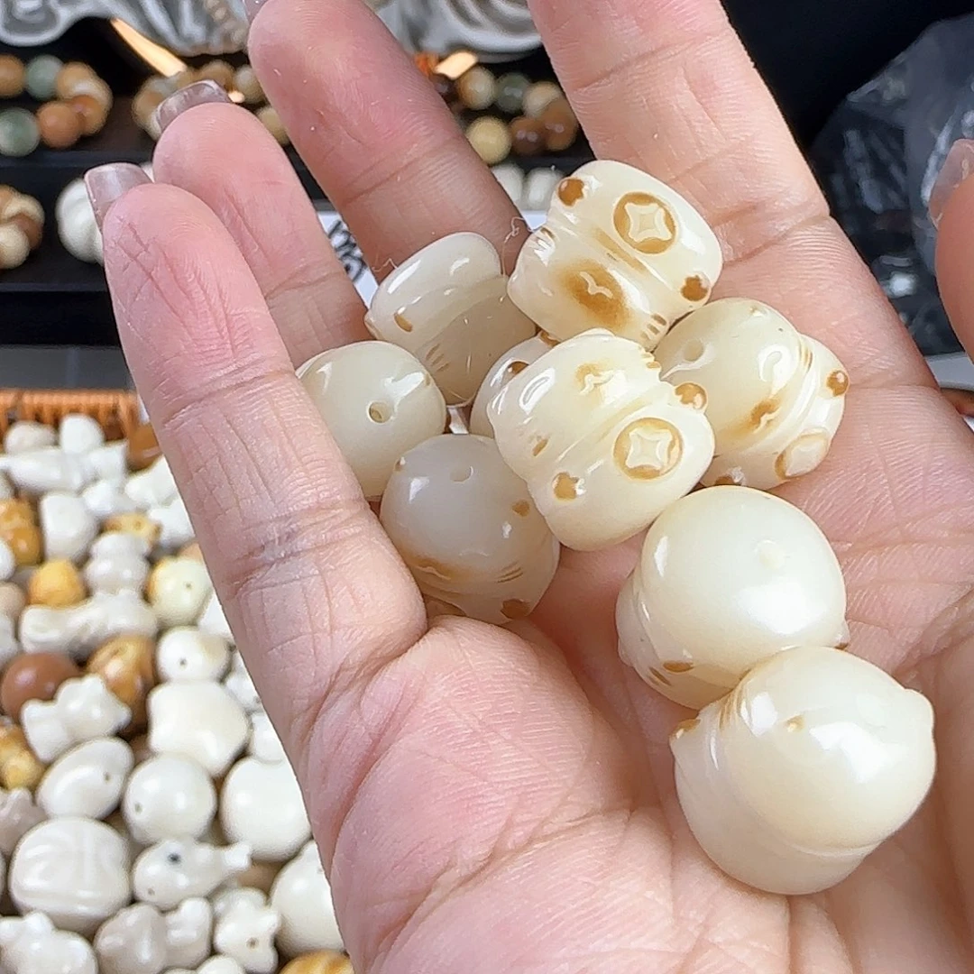 菩提根/象牙果吊坠瑕疵卡15招财猫10颗