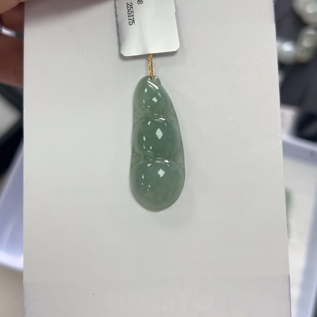 吊坠(不含链)未镶嵌翡翠甜***啦福豆