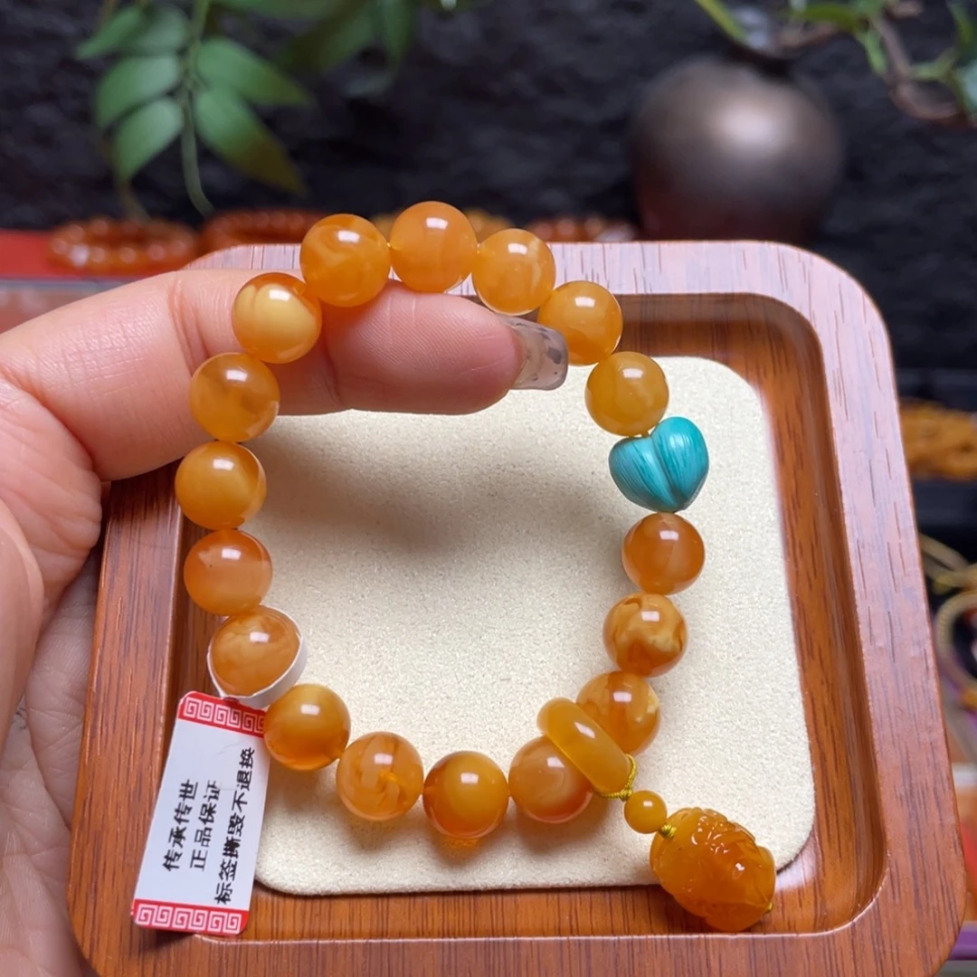 蜜蜡未镶嵌手链手串