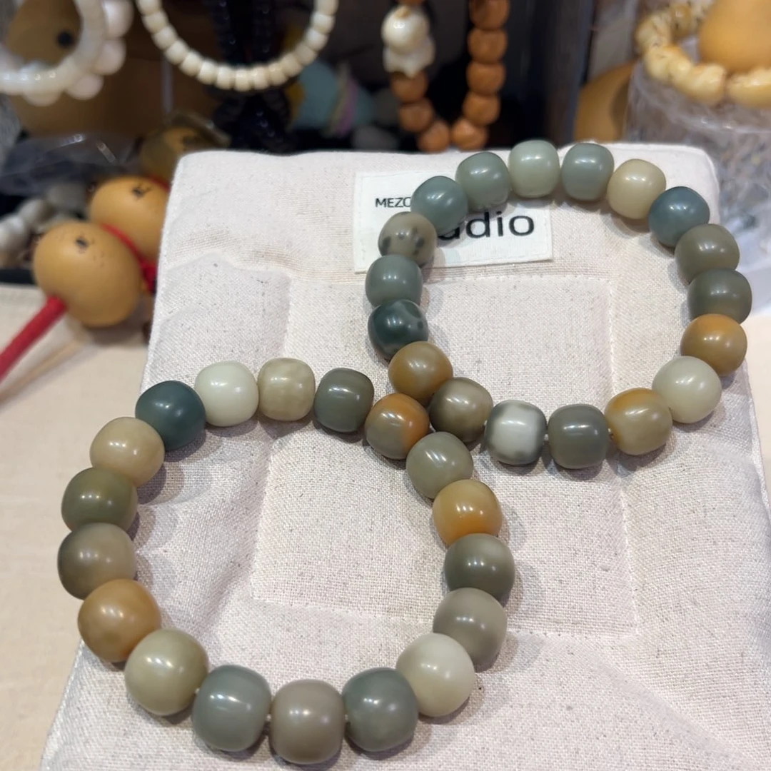 菩提根/象牙果吊坠棕青羽卡14微瑕