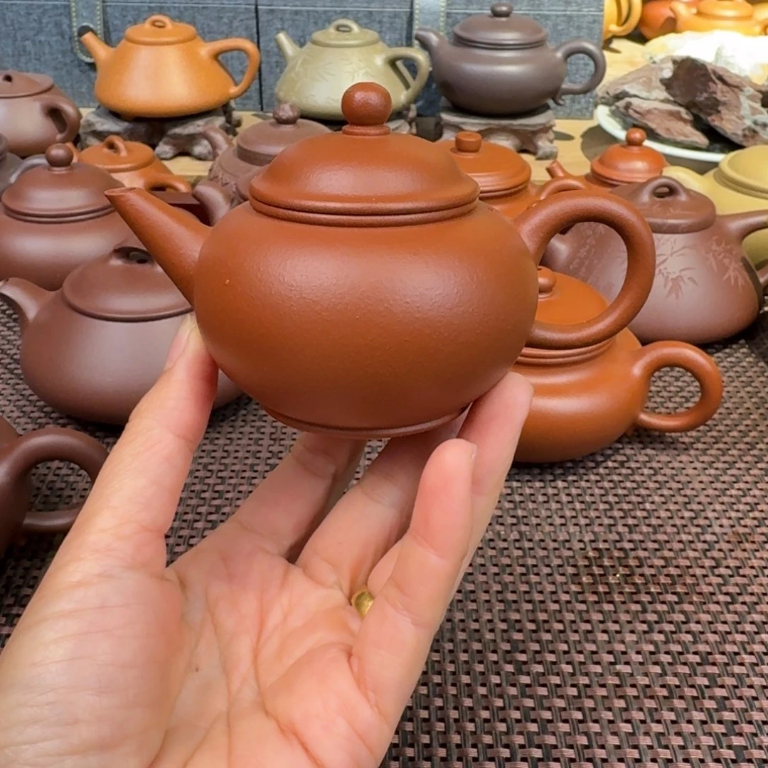 朱泥茶壶125毫升左右
