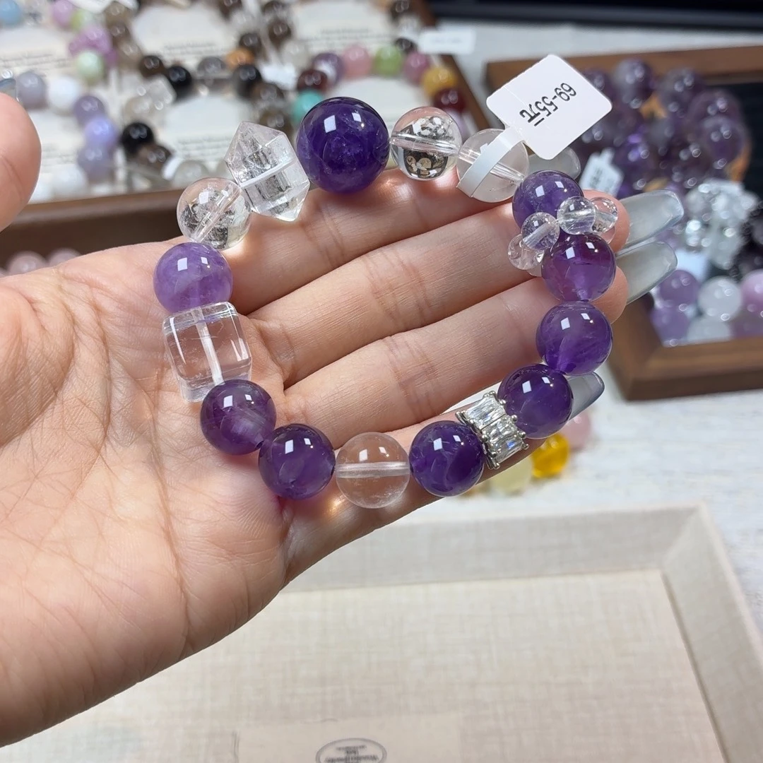 未镶嵌烟晶手链69