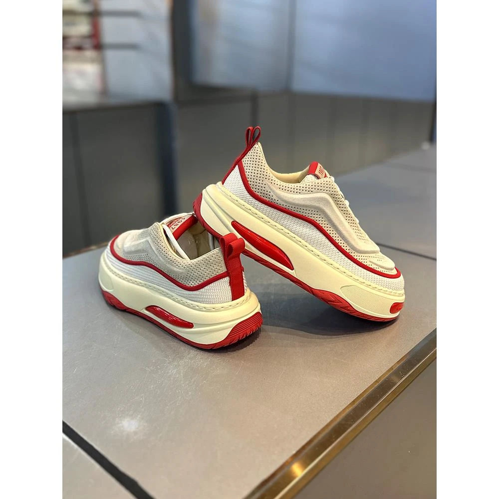 DMXUXM『设计风』轻松搭配~匠心制作~新款厚底一脚蹬休闲运动鞋男潮