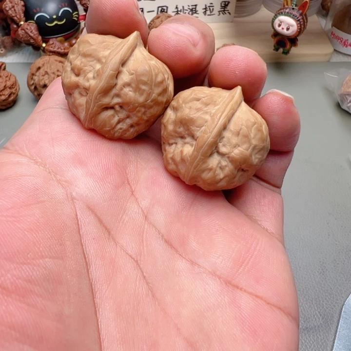 姬***政吊坠文玩核桃32+古蟾