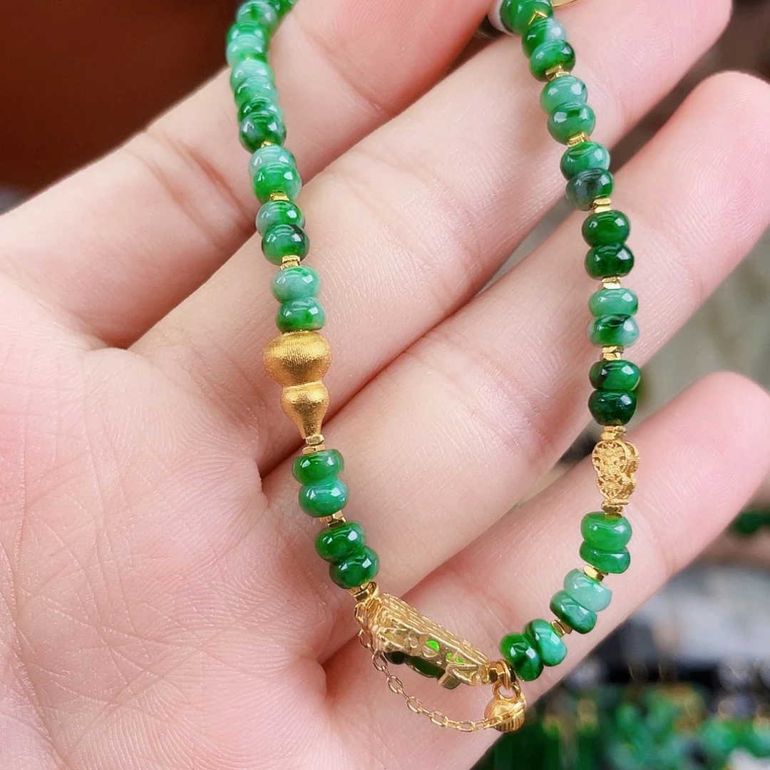 翡翠未镶嵌耳饰饰品
