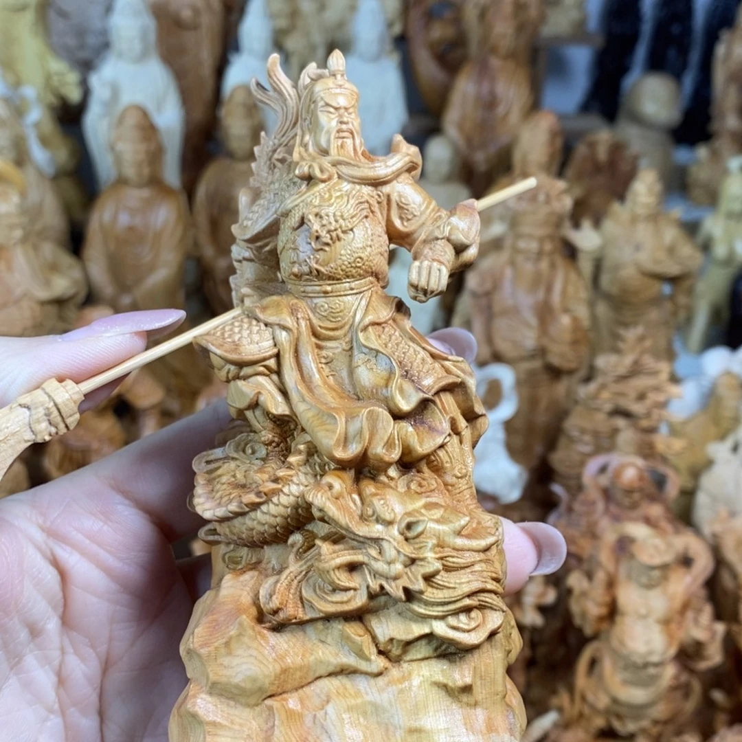 木微瑕崖柏12个御龙关公