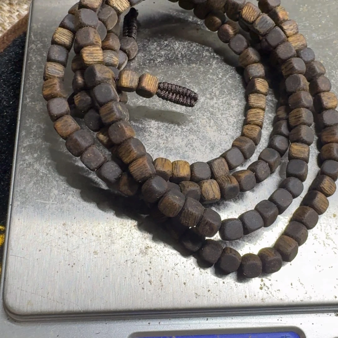 沉香碎屑沉香方糖珠13克