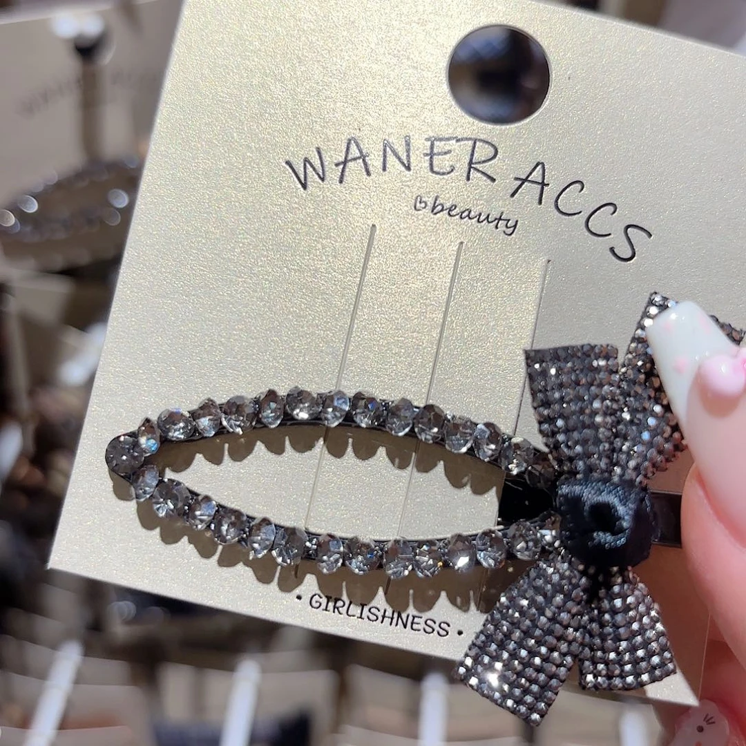 皮质铁合金发饰发夹