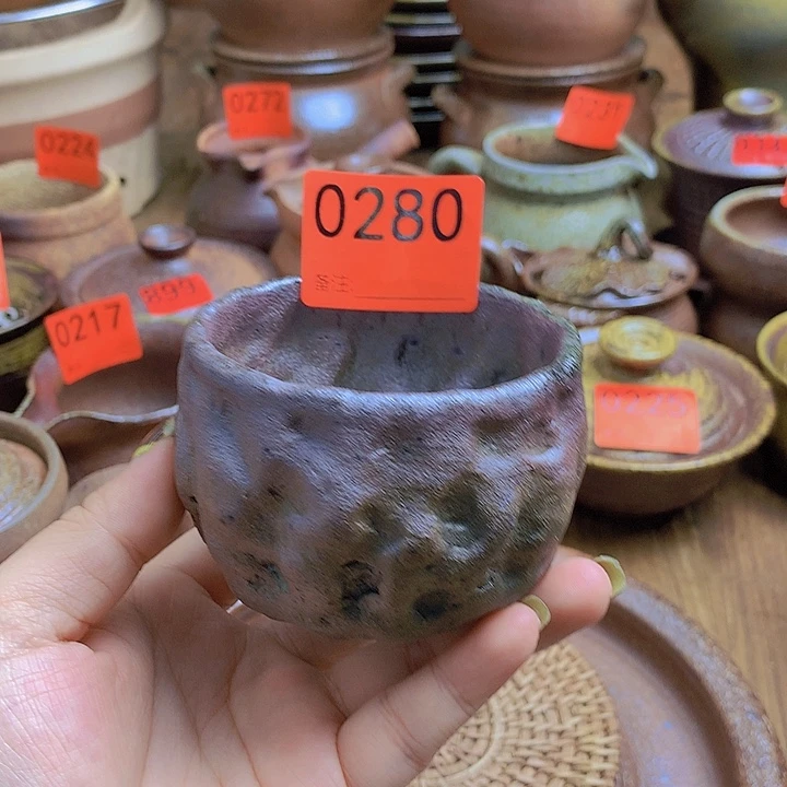 柴烧主人杯120毫升一物一拍
