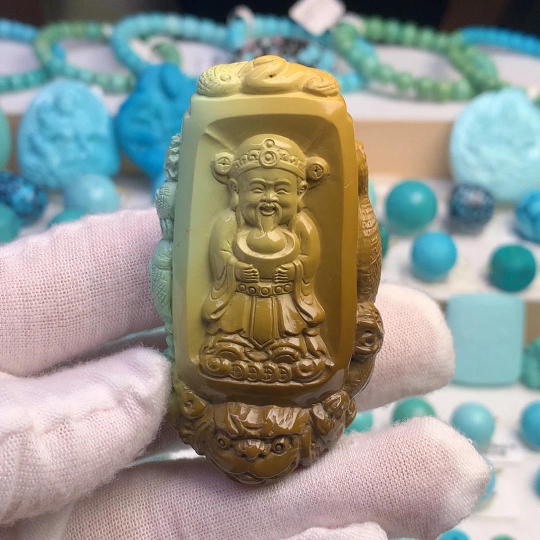 绿松石珠宝奇石未镶嵌