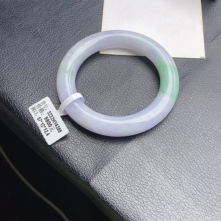 未镶嵌手镯翡翠57圆条