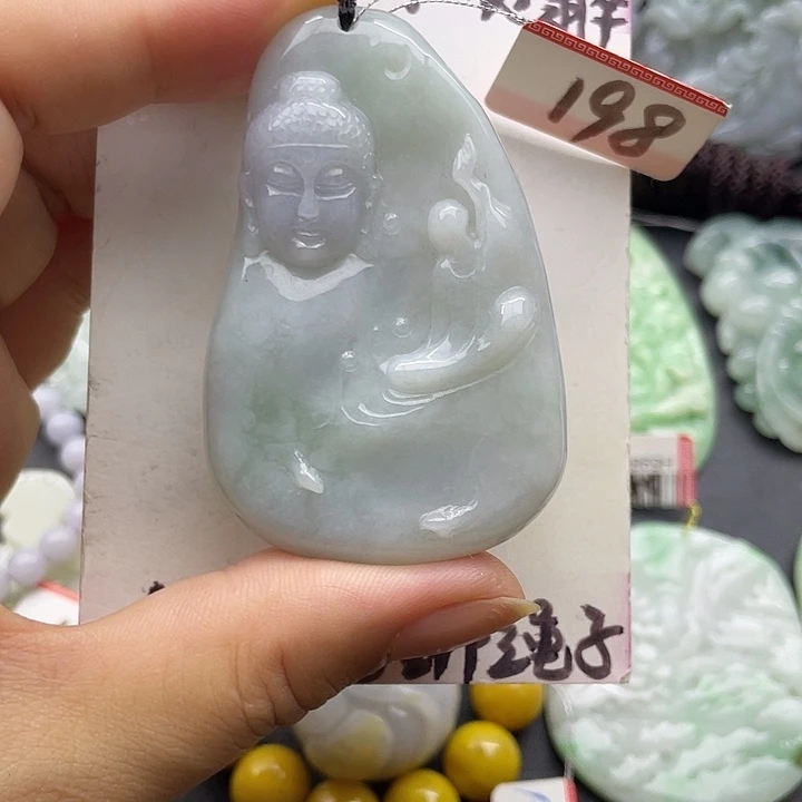 颈饰未镶嵌翡翠天然翡翠
