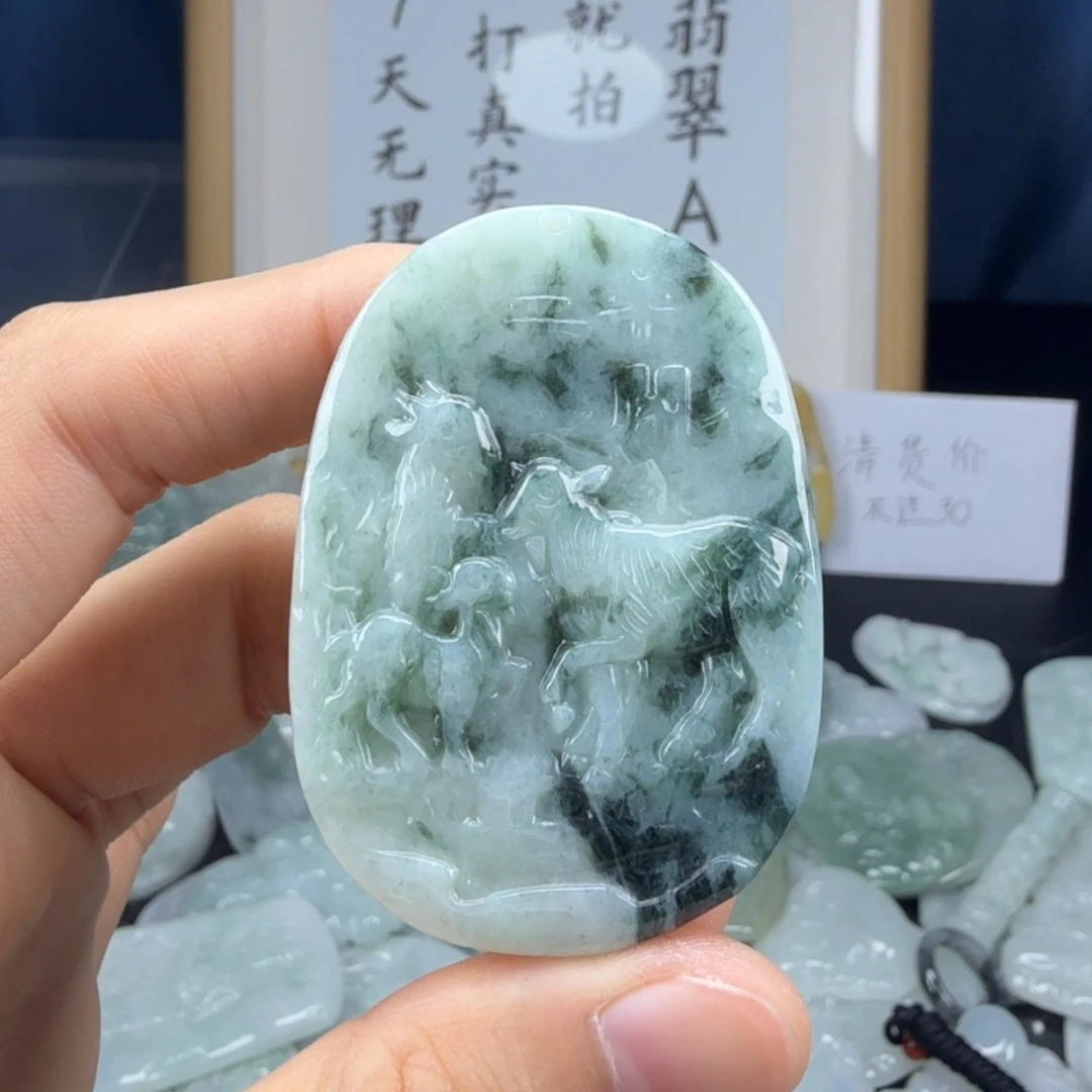 颈饰未镶嵌翡翠翡翠
