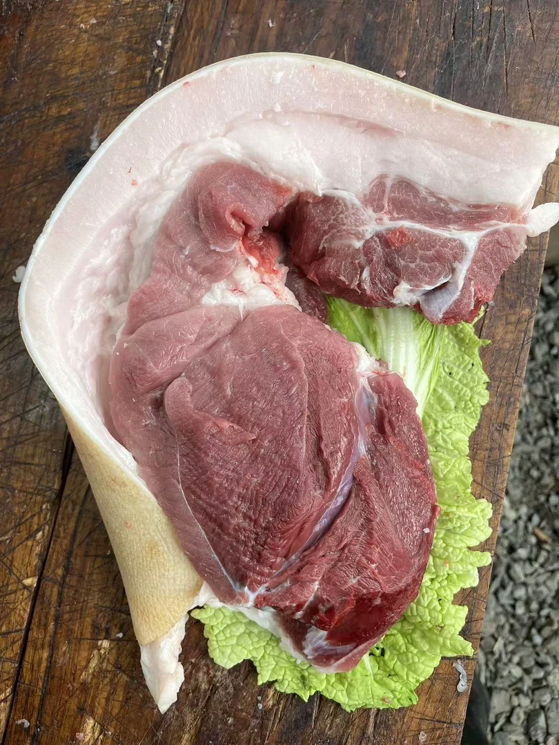 （现称链接）纯天然生态慢养跑山猪后腿肉