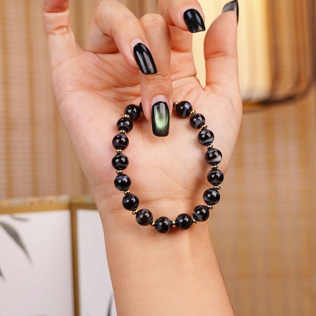 福韵阁 精品玛瑙手串 虎牙天珠手串 DZ00104