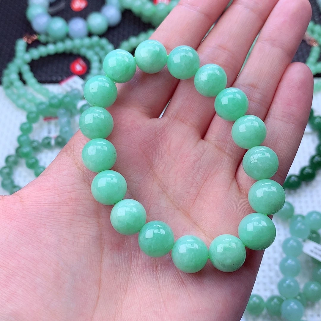 翡翠未镶嵌毛衣链卡11.5