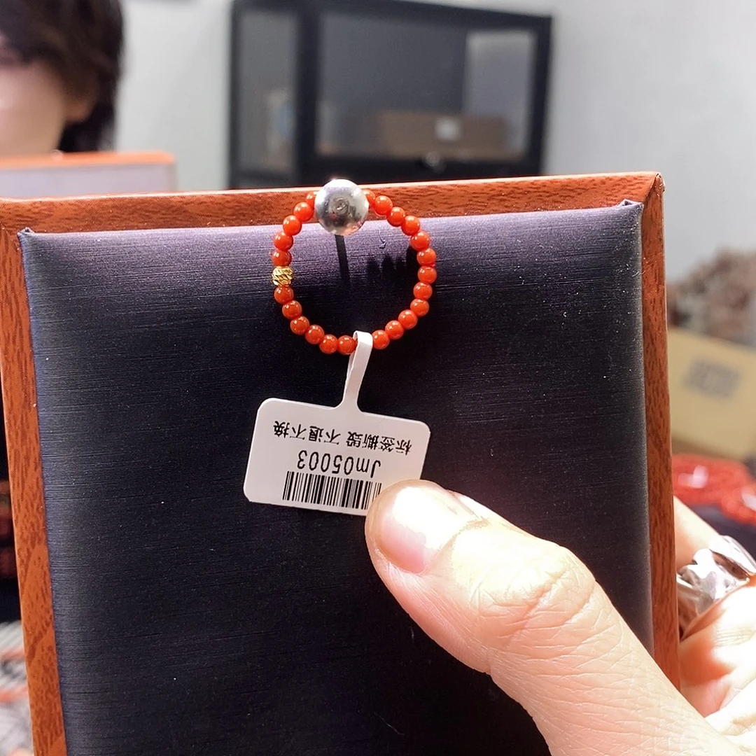 南红玛瑙戒指未镶嵌妮5003