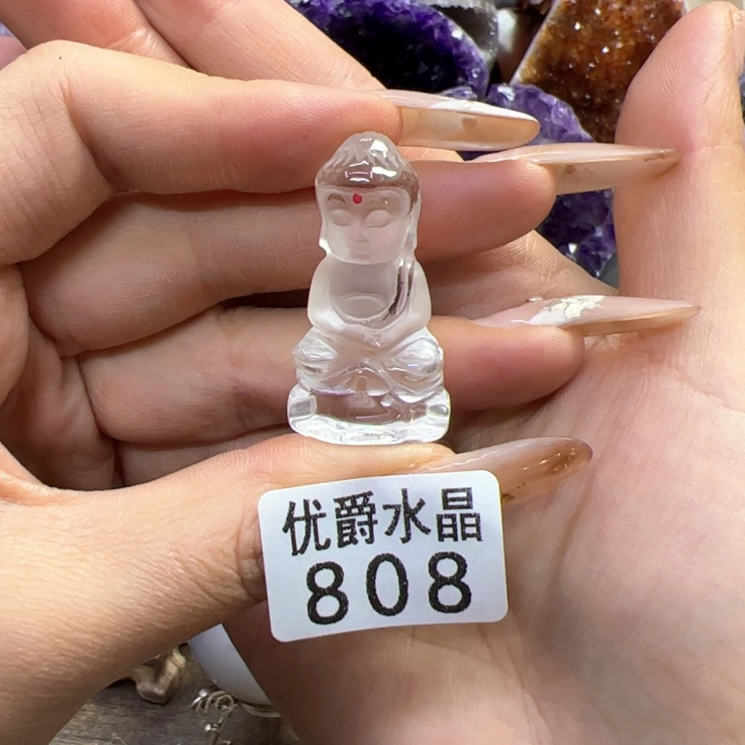 未镶嵌大型摆件（非配饰）紫晶刺**生808