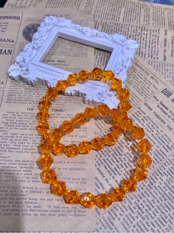 橙黄10mm手串发一条AH01