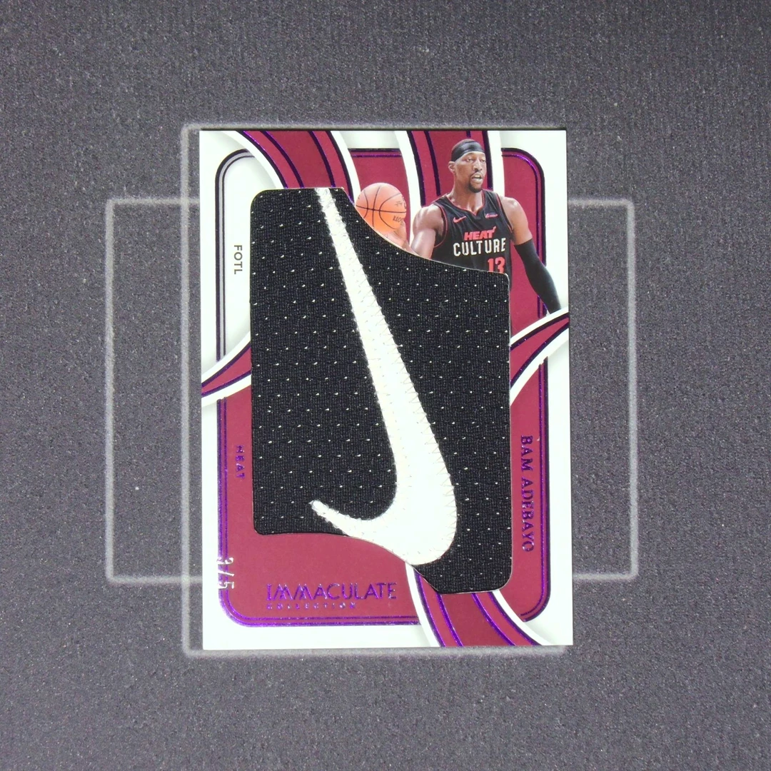 【物料】阿德巴约 耐克标志切割 5编 帕尼尼NBA国宝手提球星卡