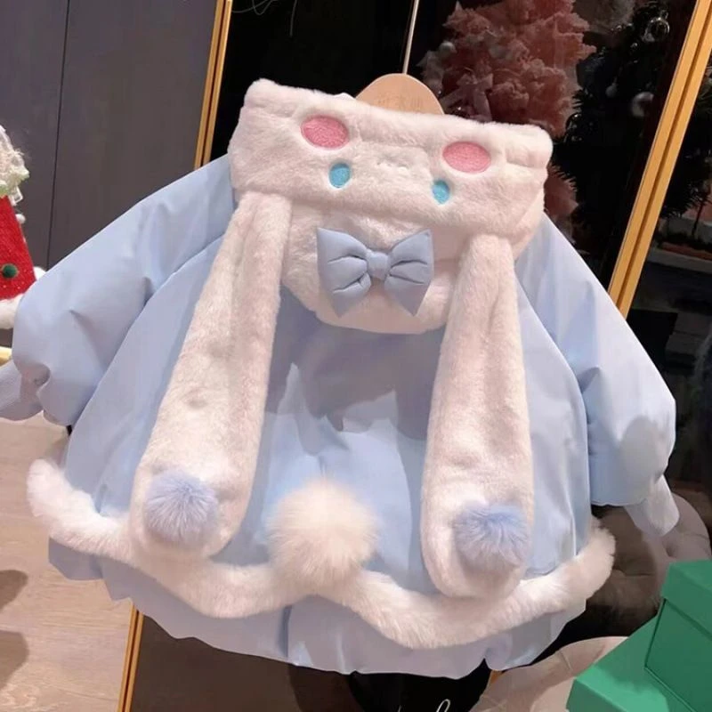 女童洛丽塔棉服新款宝宝洋气公主风可爱冬季加厚外套外贸批发