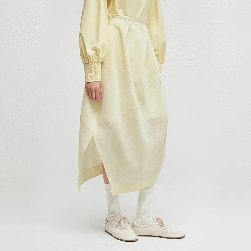 【直播专属】播盘扣半身裙女优雅气质DDR3BD5027