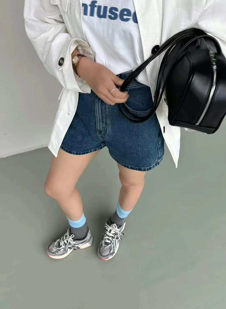 LIS&AZ-复古牛仔短裤th316