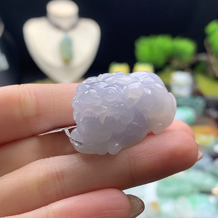 翡翠未镶嵌颈饰貔貅20