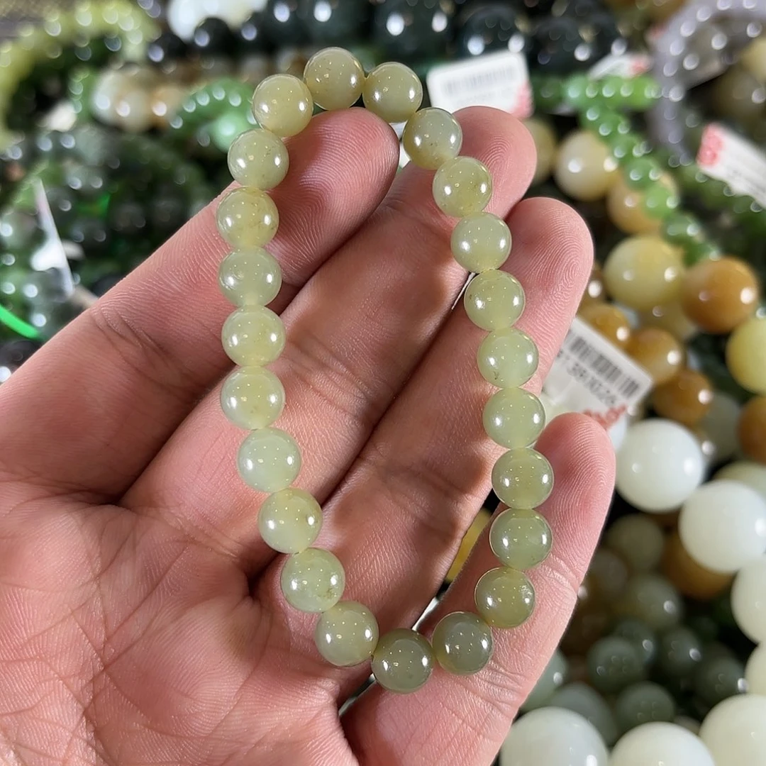 和田玉手链未镶嵌W193