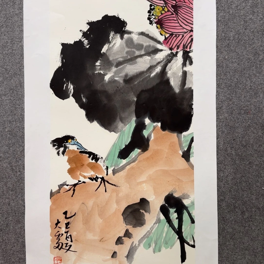 国画大雷老师手绘作品