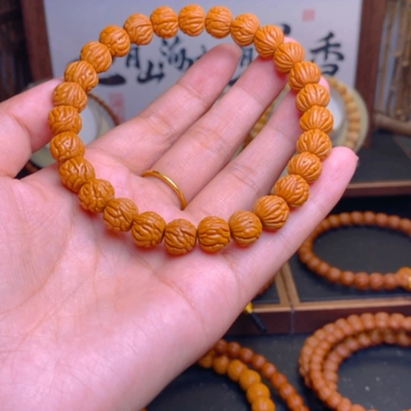 【闪购商品】手串桃核龙纹桃核