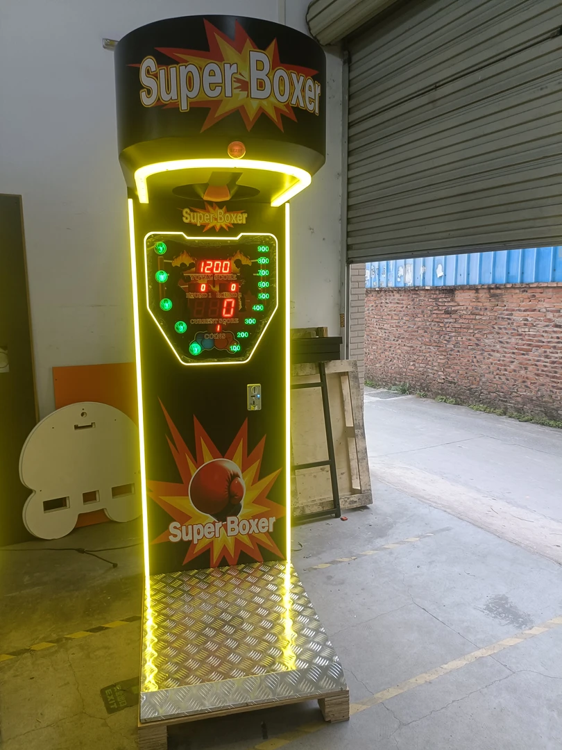 大型拳击机发泄测力机器拳王争霸投币式电玩设备