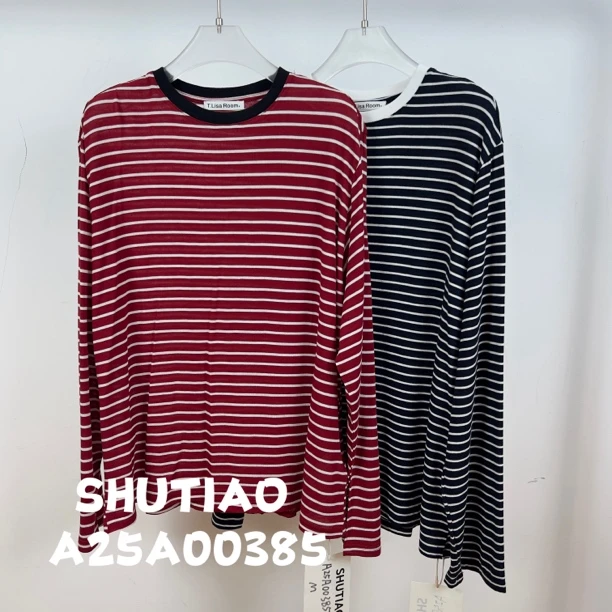 【SHUTIAO】2024秋冬：新款小众设计款T恤A25A00385