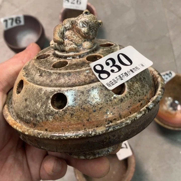 柴烧杯子宝瓶大放漏