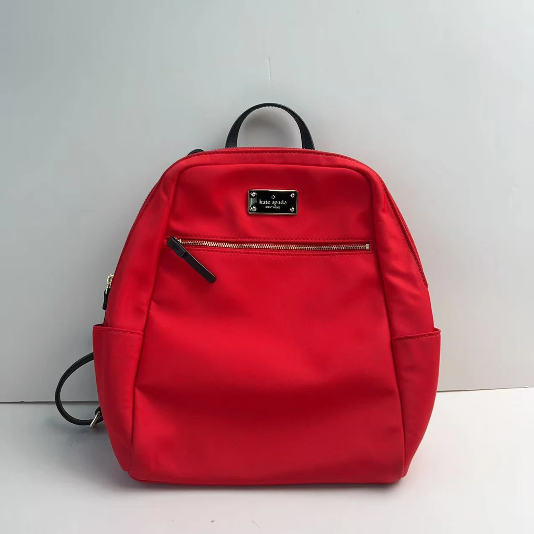 95新 Kate spade/凯特丝蓓 凯特丝蓓红色小号双肩包