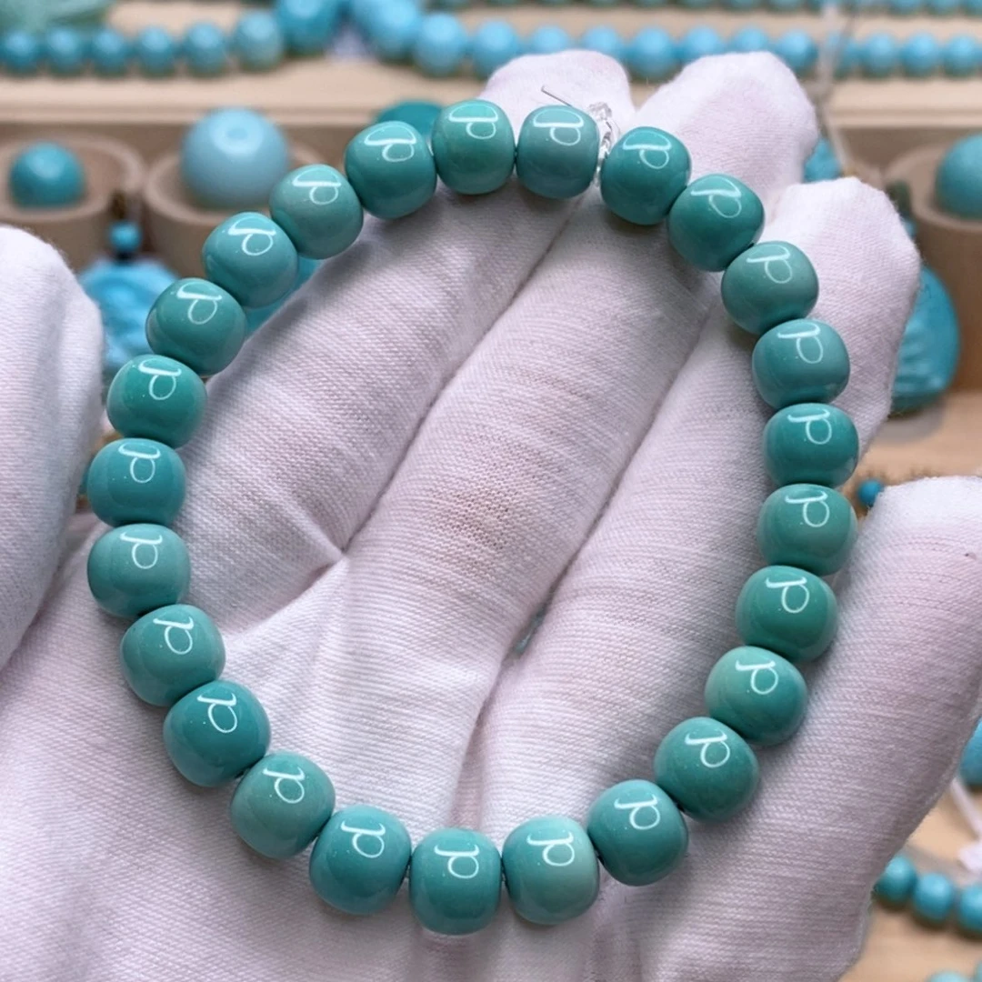 绿松石未镶嵌珠宝奇石8.5mm