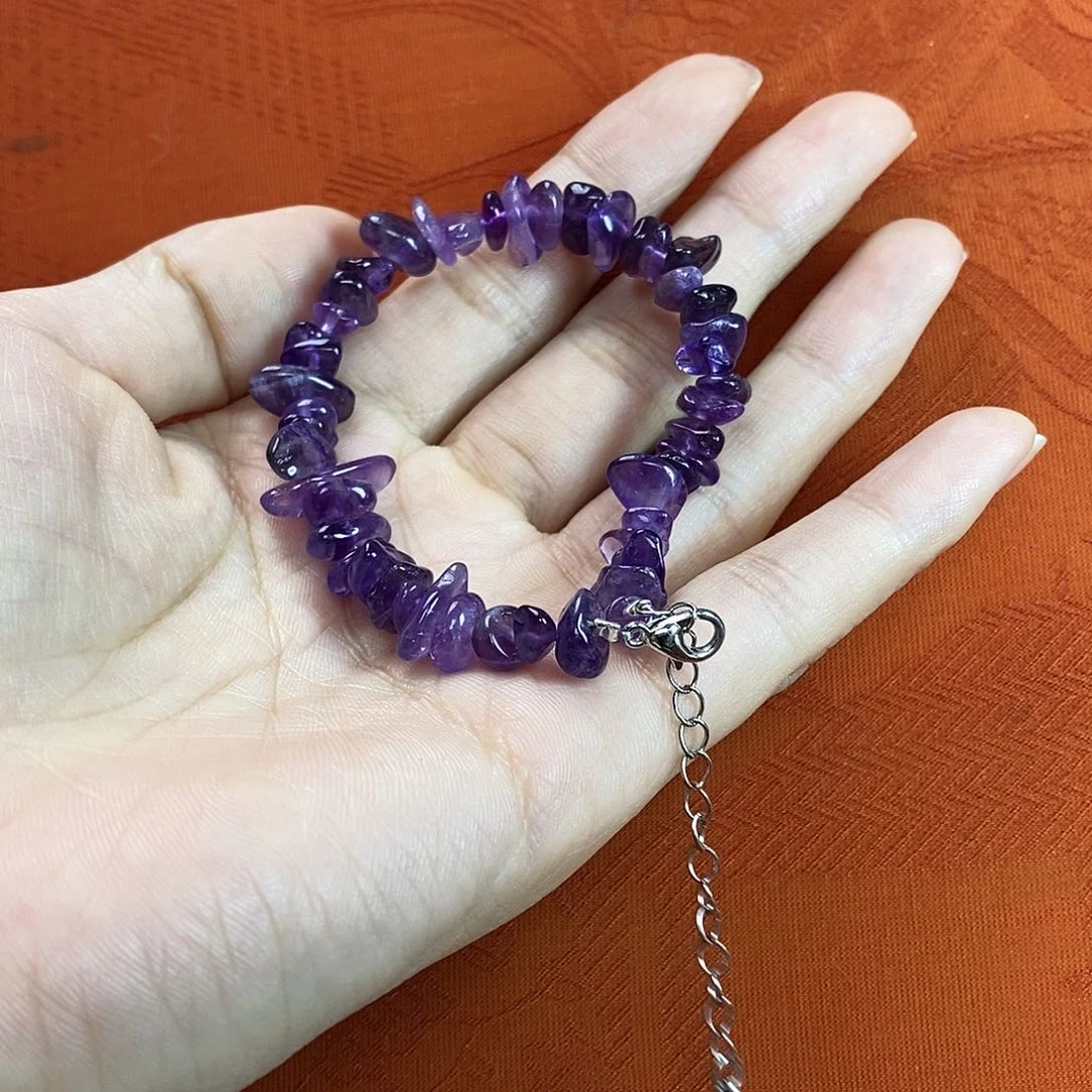 紫晶手绳未镶嵌手串