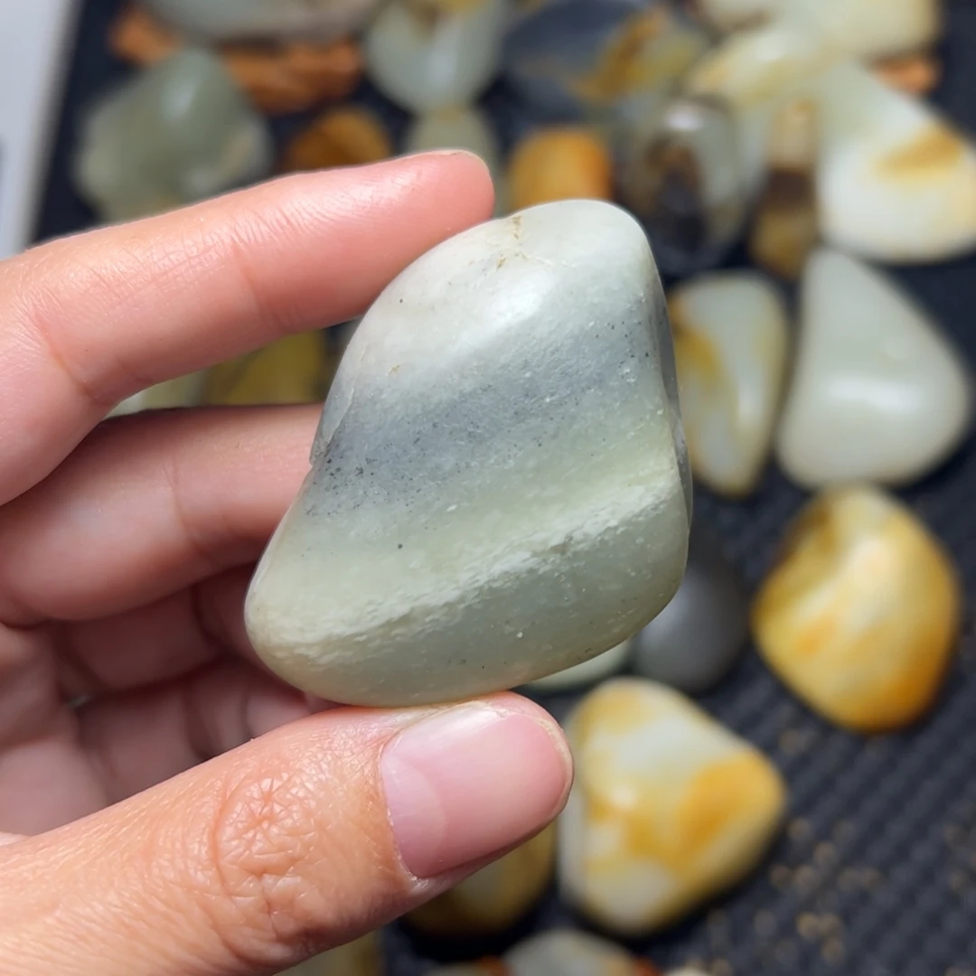 和田玉未镶嵌挂件3