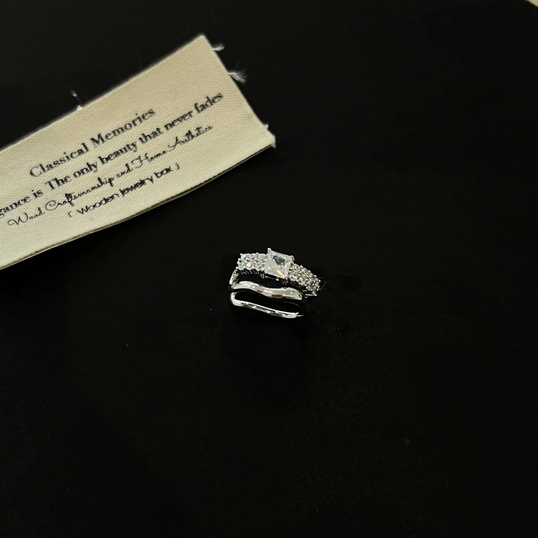 铜合金合成锆石耳饰 时尚闪闪发光耳骨夹