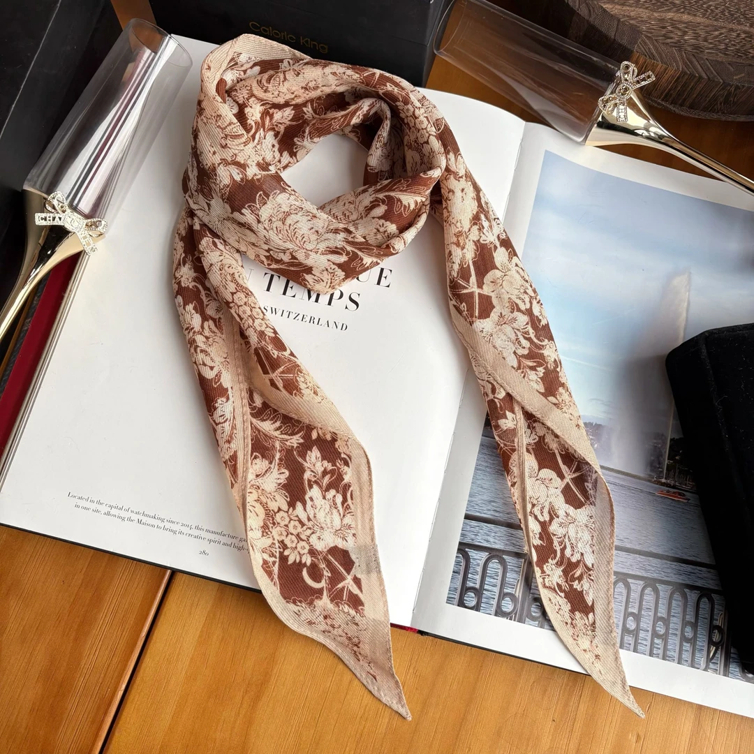 BLAVCPEON【玫瑰语】气质百搭时尚丝巾 S8510206H