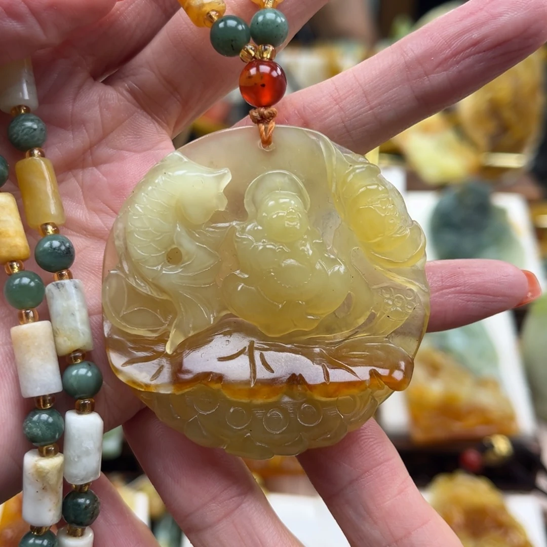 未镶嵌岫玉挂件挂件