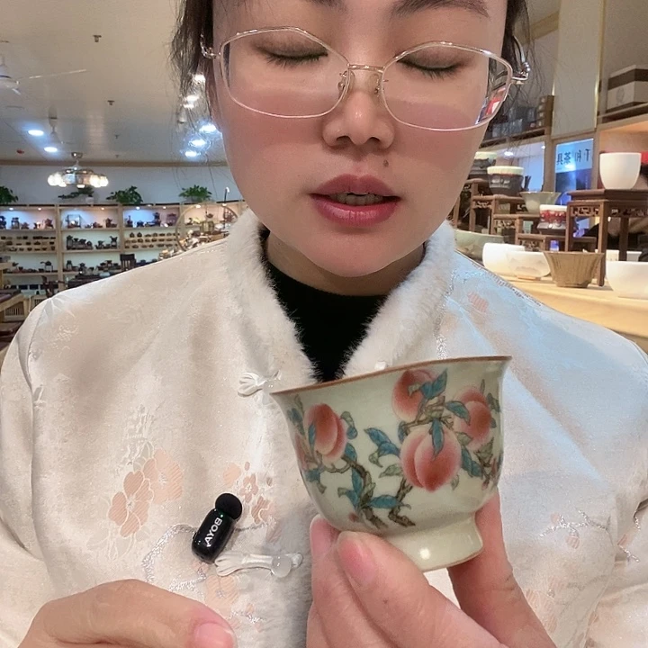 汝窑瓷器主人杯茶具