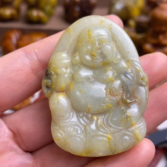 蛇纹石玉未镶嵌颈饰87