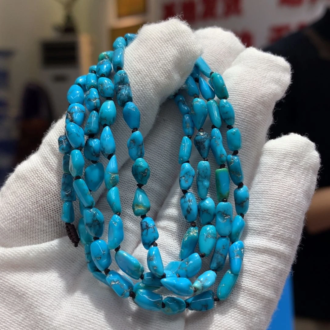 绿松石长链未镶嵌