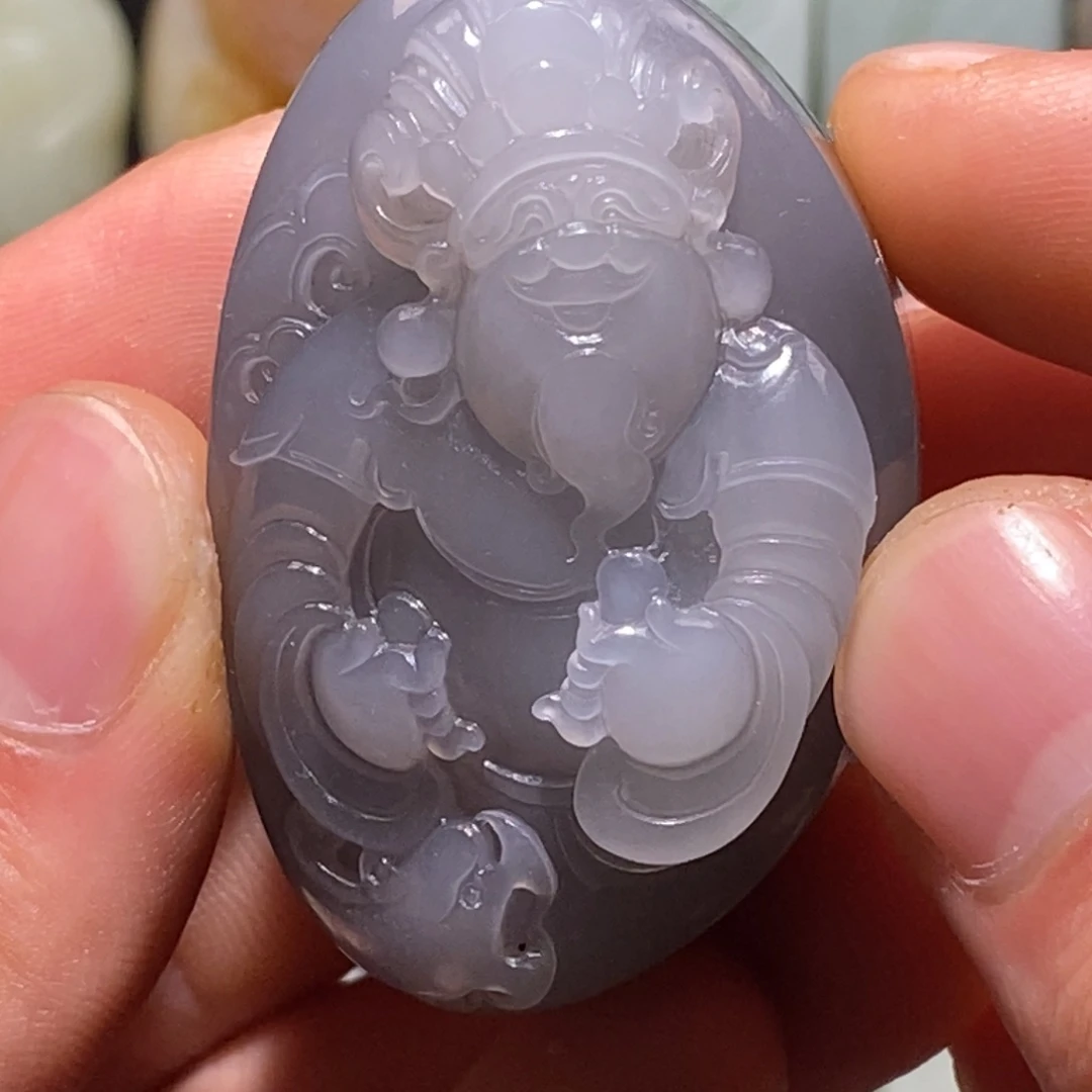 和田玉未镶嵌挂件